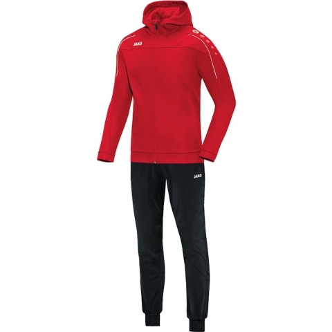 JAKO M9450 Polyesterpak Met Kap Classico - Rood - 4XL