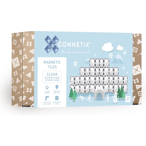 Connetix Vormen Clear 24 stuks
