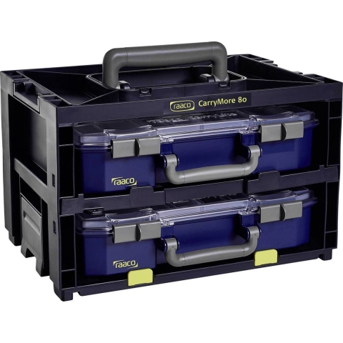 Raaco CarryMore 80x2 zwart 2x CarryLite 80 4x8-9 - 146418 146418