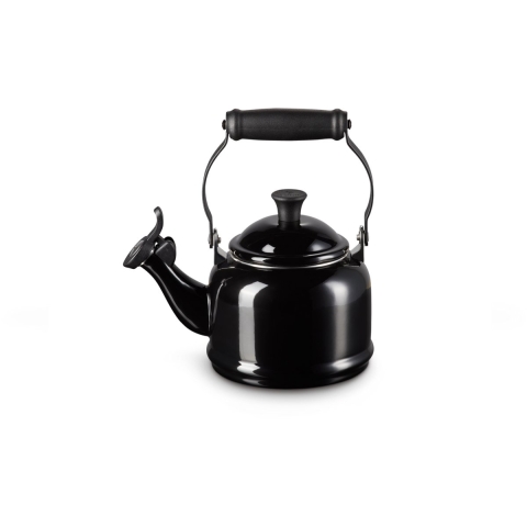 Le Creuset Fluitketel Demi - Ebbenzwart - 1.1 liter - inductie geschikt