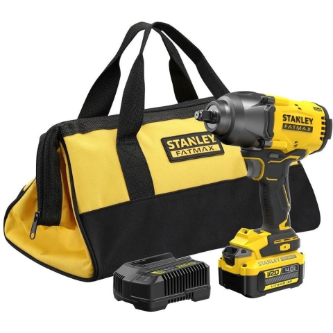 Stanley SFMCF940M1 FATMAX® V20 Accu Slagmoersleutel 1/2" 949Nm Brushless 18V 4.0Ah in Transporttas