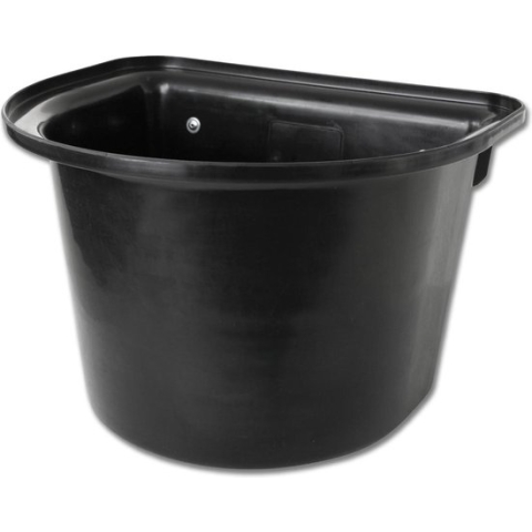 Voerbak met haken zwart