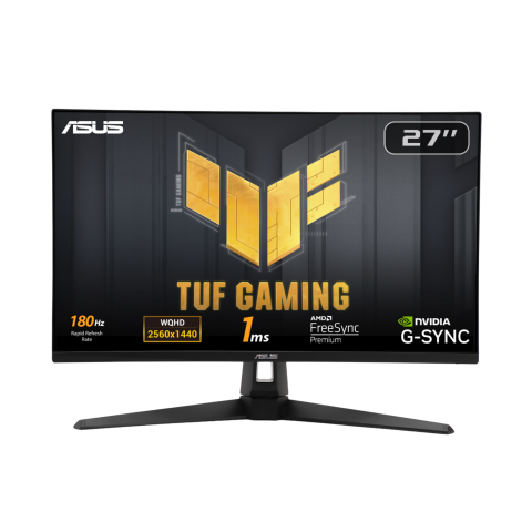 Asus Tuf Gaming Vg27aq3a - 27 Inch 2560 X 1440 (quad Hd) 1 Ms 180 Hz