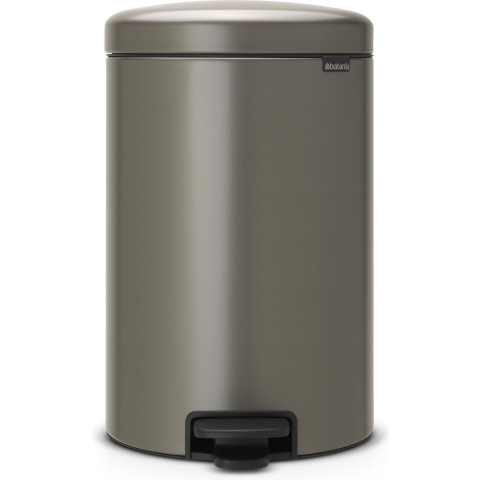 Brabantia NewIcon Prullenbak - 20 liter - Platinum