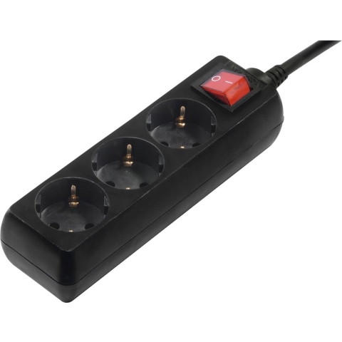 Hama 3-Wegs Distributie Met Switch, Zwar.