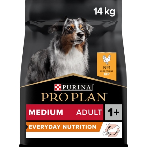 Pro Plan Medium Adult Everyay Nutrition - Honden Droogvoer - Kip - 14 kg