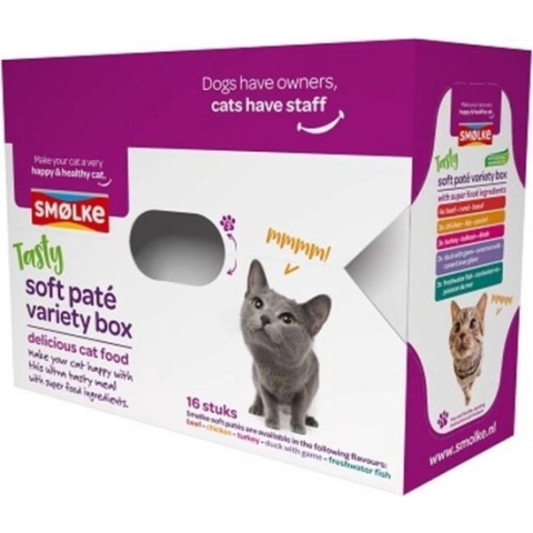 Smølke Soft Paté Variety box 16x80g