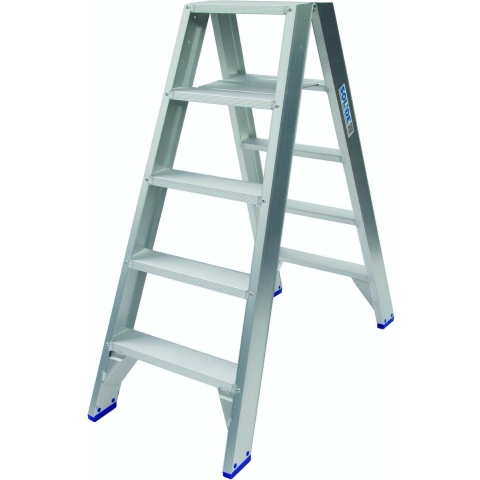 Solide Professionele Dubbele Trap 2x5 Treden Solide - DT05