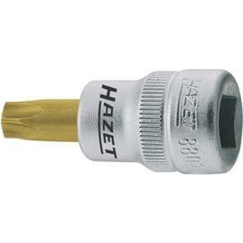 HAZET Dopsleutelbit 8802-T40 · 3/8 inch (10 mm) vierkant hol · Binnen-TORX®-profiel · SW T40