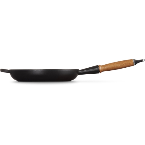 Le Creuset Koekenpan Signature - Mat Zwart - ø 28 cm / 2.6 liter - geëmailleerde anti-aanbaklaag