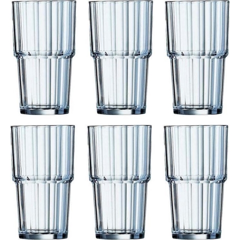 Arcoroc Tumbler Norvege - Gehard Glas - 270 ml - 6 stuks