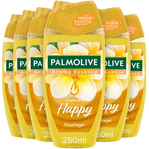 6x Palmolive Douchegel Aroma Essences Forever Happy 250 ml
