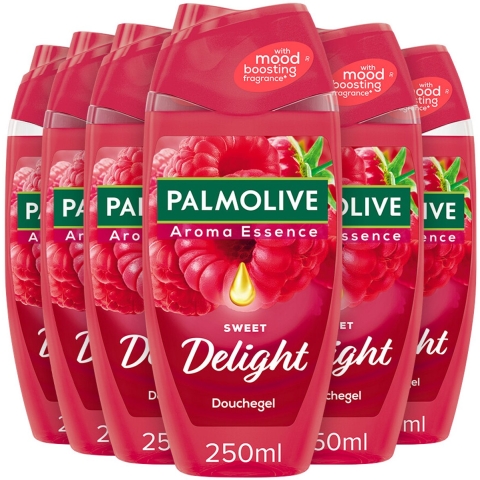 6x Palmolive Douchegel Aroma Essences Sweet Delight 250 ml