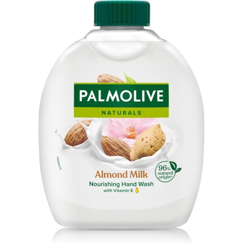 6x Palmolive Handzeep Navulling Naturals Amandel&melk 300 ml