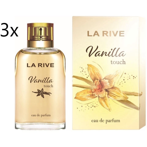 3x La Rive Vanilla Touch Eau de Parfum 90 ml