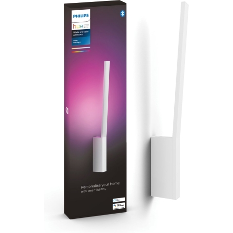 Hue LED-wandspot 871951434344300 Hue White & Col. Amb. Liane Wandleuchte weiß 900lm LED vast ingebouwd 12.2 W