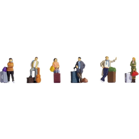 NOCH 45217 TT Reizigers figuren Kant-en-klaar model