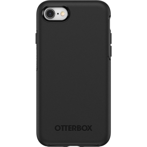 Otterbox Symmetry Series Backcover Apple iPhone 7, iPhone 8, iPhone SE (2. Generation), iPhone SE (3. Generation) Zwart Inductieve lading, Stootbestendig