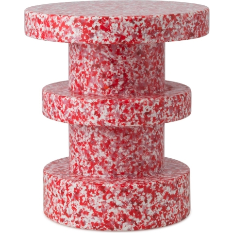 Normann Copenhagen Bit Stool Stack Bijzettafel Rood
