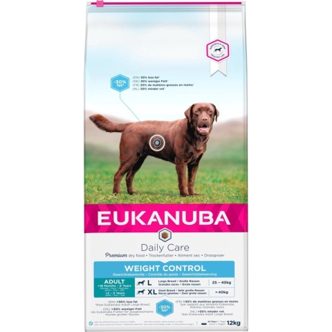Eukanuba - Honden Droogvoer - Hond - Daily Care Adult Weight Control L/xl - 12kg - 1st