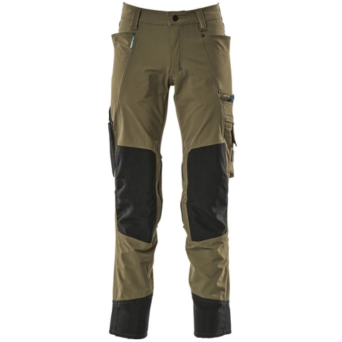 Mascot 17179-311-33-82C54 Broek met kniepad zakken, mosgroen, 82C54