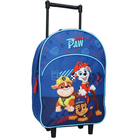 Vadobag Paw Patrol Go Pups Go trolley - blauw - 33 x 25 x 11 cm - voor kinderen -