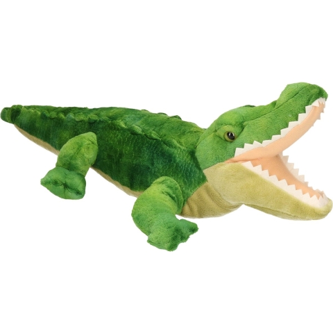 Wild Republic Knuffel krokodil - pluche - knuffeldier - 38 cm -