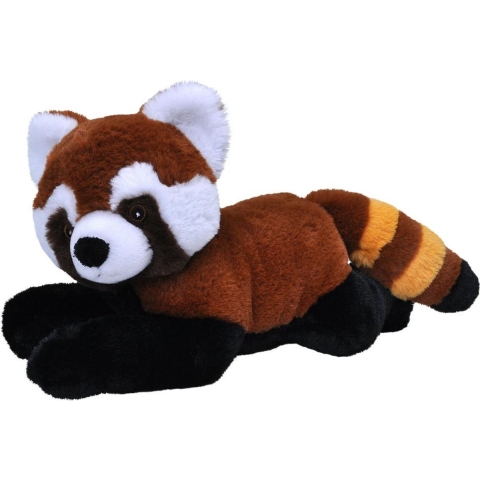 Wild Republic Pluche rode panda knuffel 30 cm - Bosdieren - Beren knuffeldieren -