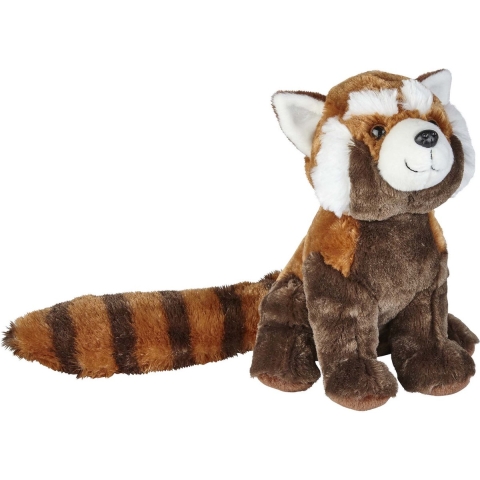 Pluche knuffel dier - Rode Panda - 30 cm - Speelgoed wilde dieren knuffel -