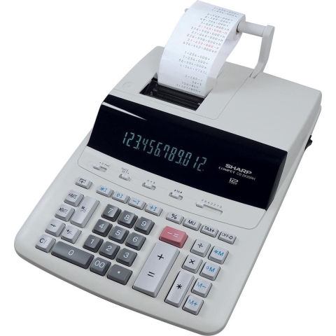 Citizen SH-CS2635RHGYS Calculator Sharp CS2635RHGYSE Grijs Print