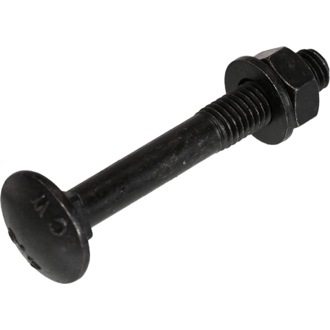 Blackline Slotbout+Moer+Sluitring Hcp Zwart M8X60 | 25 stuks - 6904.11.18060