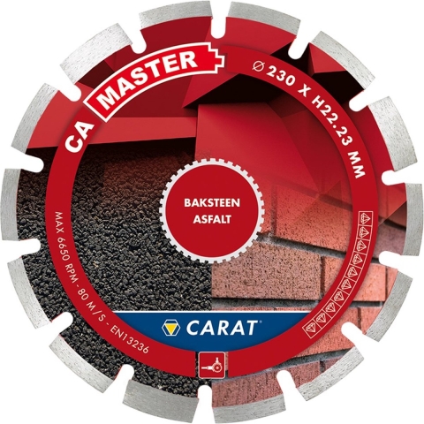 Carat DIAMANTZAAG BAKSTEEN Ø125x22,23MM, CA MASTER - CAM1253000 - CAM1253000