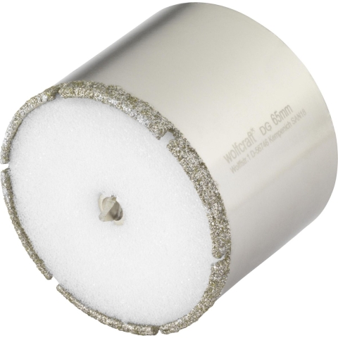 Wolfcraft Diamantbestr. boorkroon | Met schacht | Ø65mm | 1 stuk - 5930000