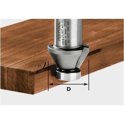Festool Accessoires HW 60°-OFK 500 Fasefrees HW | 491533