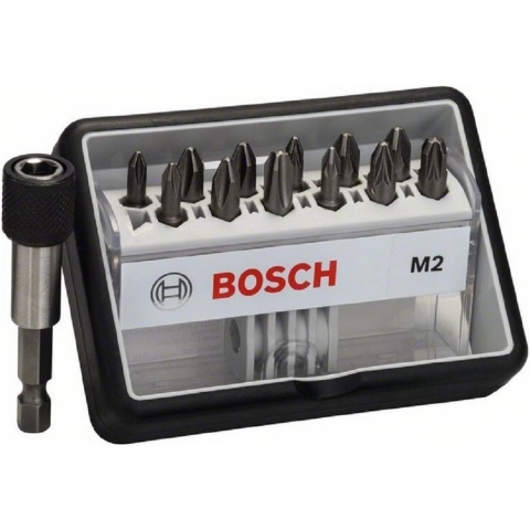 Bosch Accessoires Bitset | Extra Hard M2 | Robustline | 13-delig | 2607002564 - 2607002564