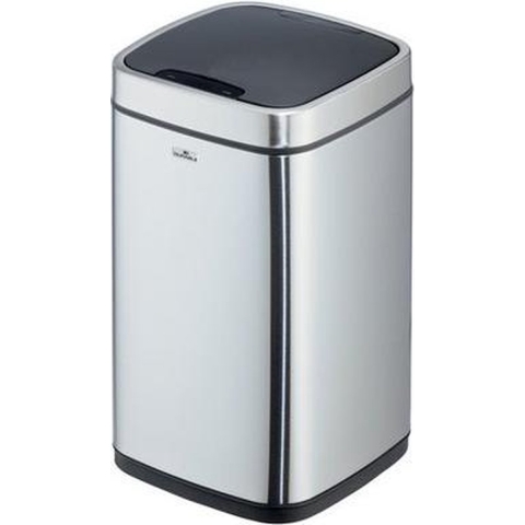 Durable Afvalbak | 12 l H430 mm | RVS/kunststof metallic zilver | 1 stuk - 342123 342123