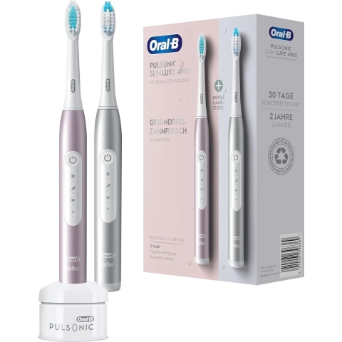 Oral-B 610902 Elektrische tandenborstel Sonisch Platina, Roze