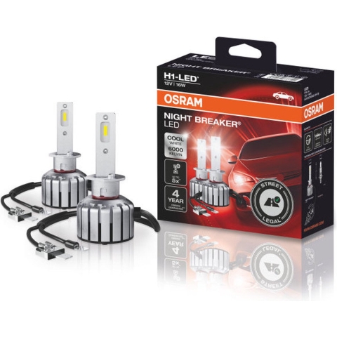 OSRAM 64150DWNB LED-lamp Night Breaker H1 16 W 12 V