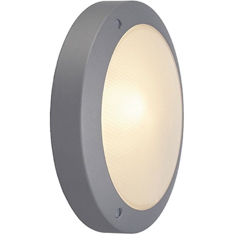 SLV Bulan 229072 Buitenlamp (wand) Spaarlamp, LED E14 60 W Zilver