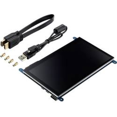 TRU COMPONENTS Touchscreenmodule 17.8 cm (7 inch) 800 x 480 Pixel Geschikt voor serie: Raspberry Pi®, Banana Pi