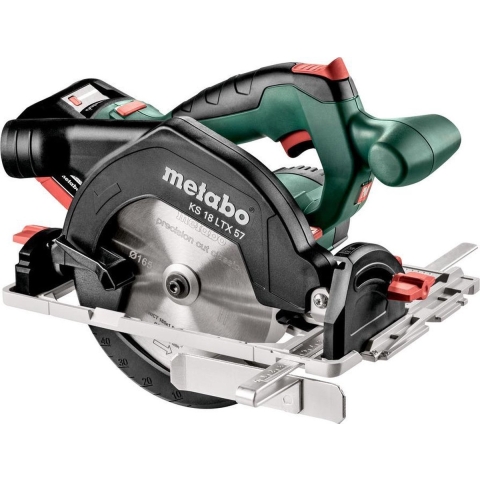 Metabo KS 18 LTX 57 18V LiHD Accu Cirkelzaag Set (2x 8.0Ah Accu) In MetaBOX - 57mm