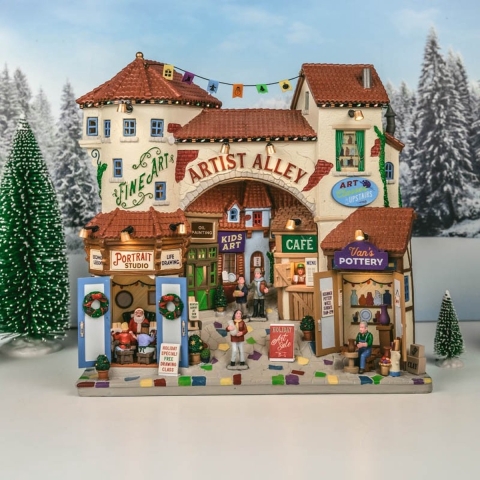Artist Alley 15x32x32 cm Kersthuisje - Lemax