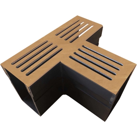 Garden Drain T-stuk 18,2 x 6,5 x 10,4 cm - Gardenlux