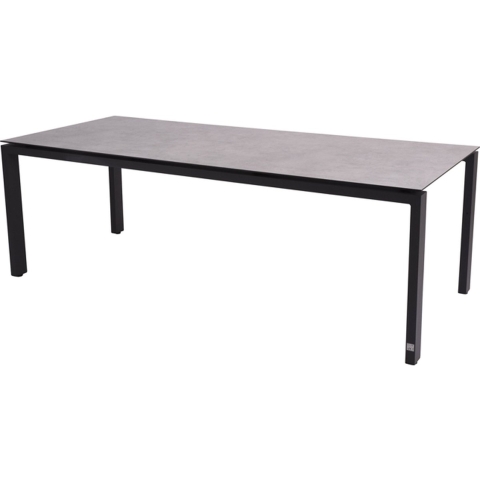Goa Tafelframe Antracite met HPL Light Grey tafelblad 220 x 95 cm - 4so