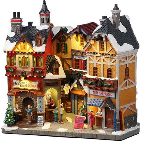 Alpine Winter Shops B/O (4.5V) Kerst - Lemax