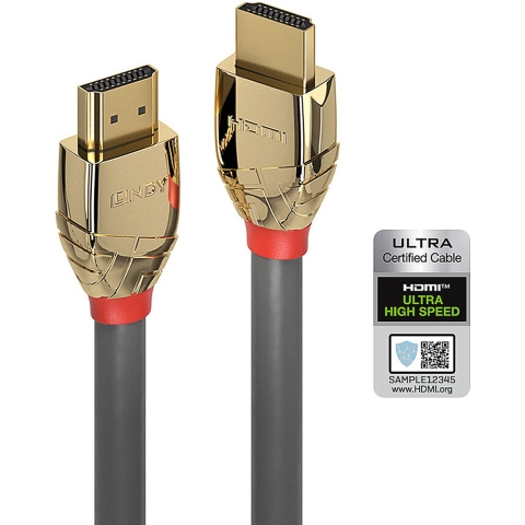 Lindy 37602 HDMI kabel 2 m HDMI Type A (Standaard) Grijs