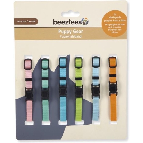 BEEZTEES Nylon Halsband PUPPY ASS 6X 17-25X10