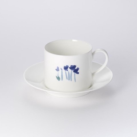 DIBBERN - Impression Blue Flower Conical - Koffie-/theekop 0,25l