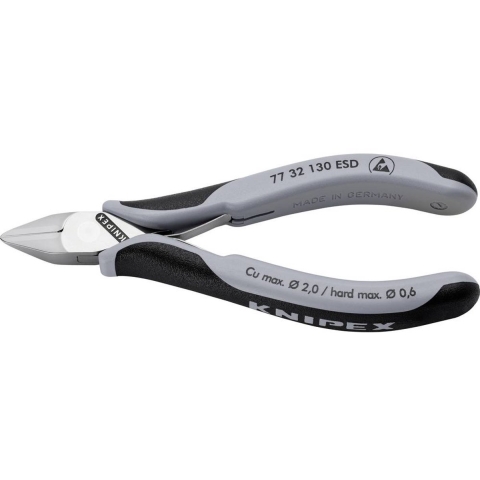 Knipex 77 32 130 ESD Elektronica Zijsnijtang - 130mm