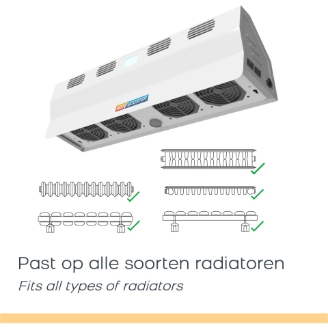 BooST Warmtepomp Radiatorversterker